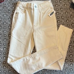 Brand new cream jeans
